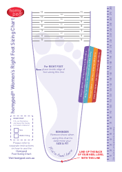 Women&#039;s Foot Sizing Chart - Homyped, Page 3