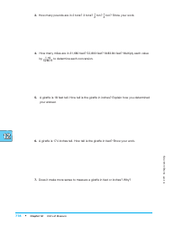 Units of Measure Worksheet - Carnegie Learning, Page 12