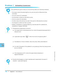Units of Measure Worksheet - Carnegie Learning, Page 28