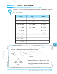 Units of Measure Worksheet - Carnegie Learning, Page 29