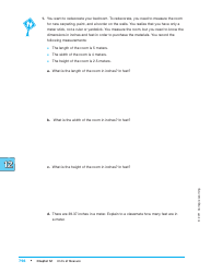 Units of Measure Worksheet - Carnegie Learning, Page 30