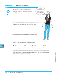 Units of Measure Worksheet - Carnegie Learning, Page 32