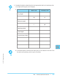 Units of Measure Worksheet - Carnegie Learning, Page 41