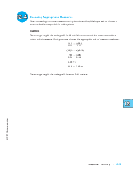 Units of Measure Worksheet - Carnegie Learning, Page 49