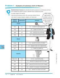 Units of Measure Worksheet - Carnegie Learning, Page 4