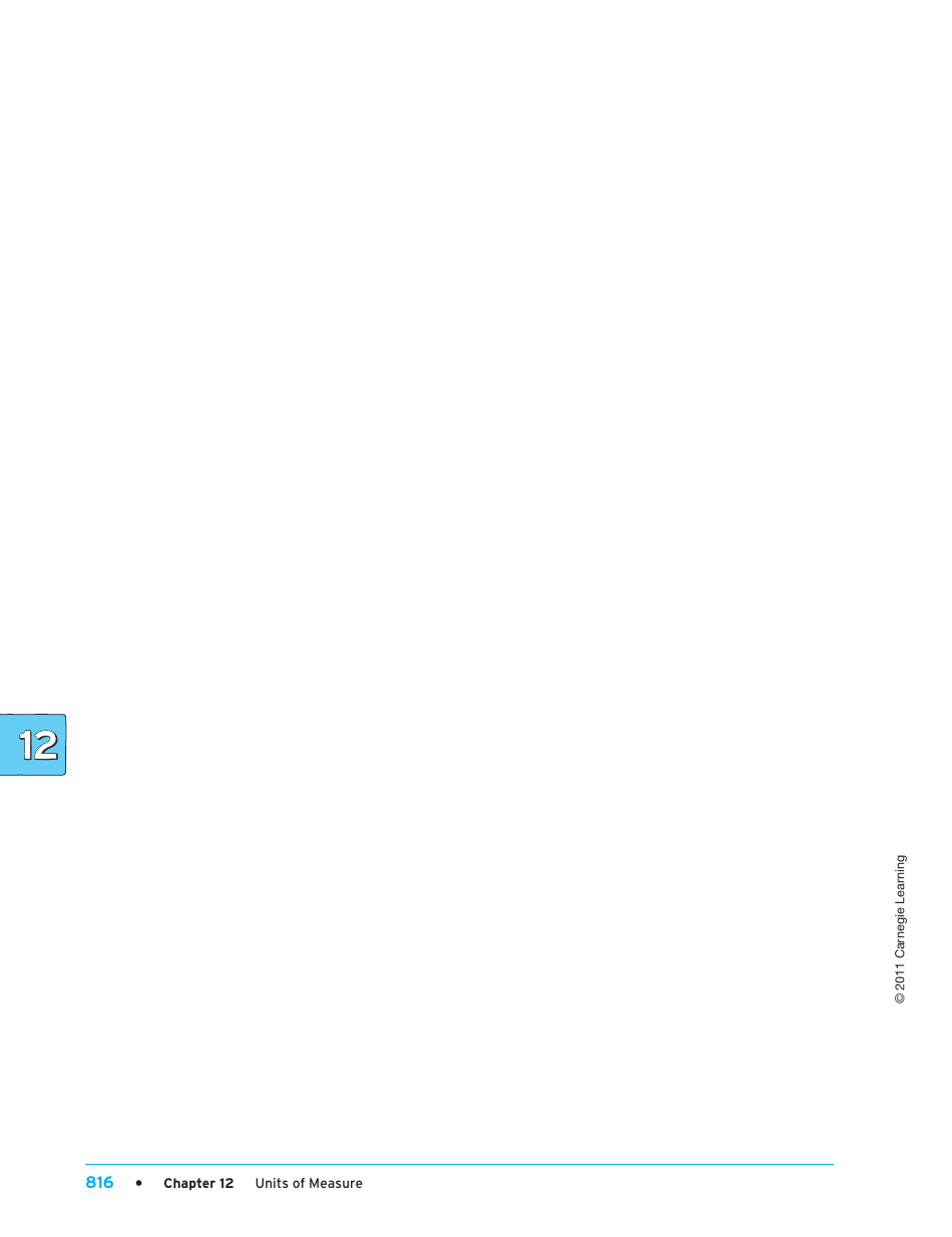 Units of Measure Worksheet - Carnegie Learning, Page 50