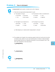 Units of Measure Worksheet - Carnegie Learning, Page 7
