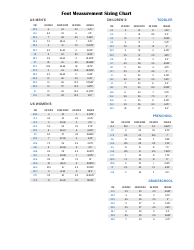 Boot Sizing Measurement Template, Page 3