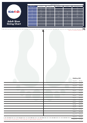Child and Adult Shoe Sizing Chart, Page 2