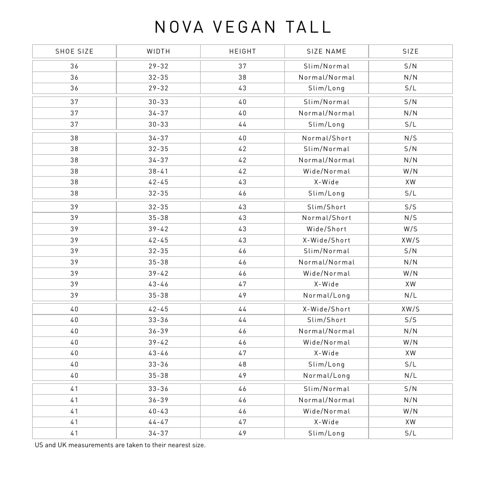 Footwear Conversion Chart - Suedwind, Page 9