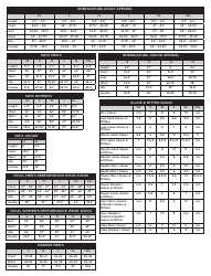 Race Suit Sizing Charts - Spyder, Page 3