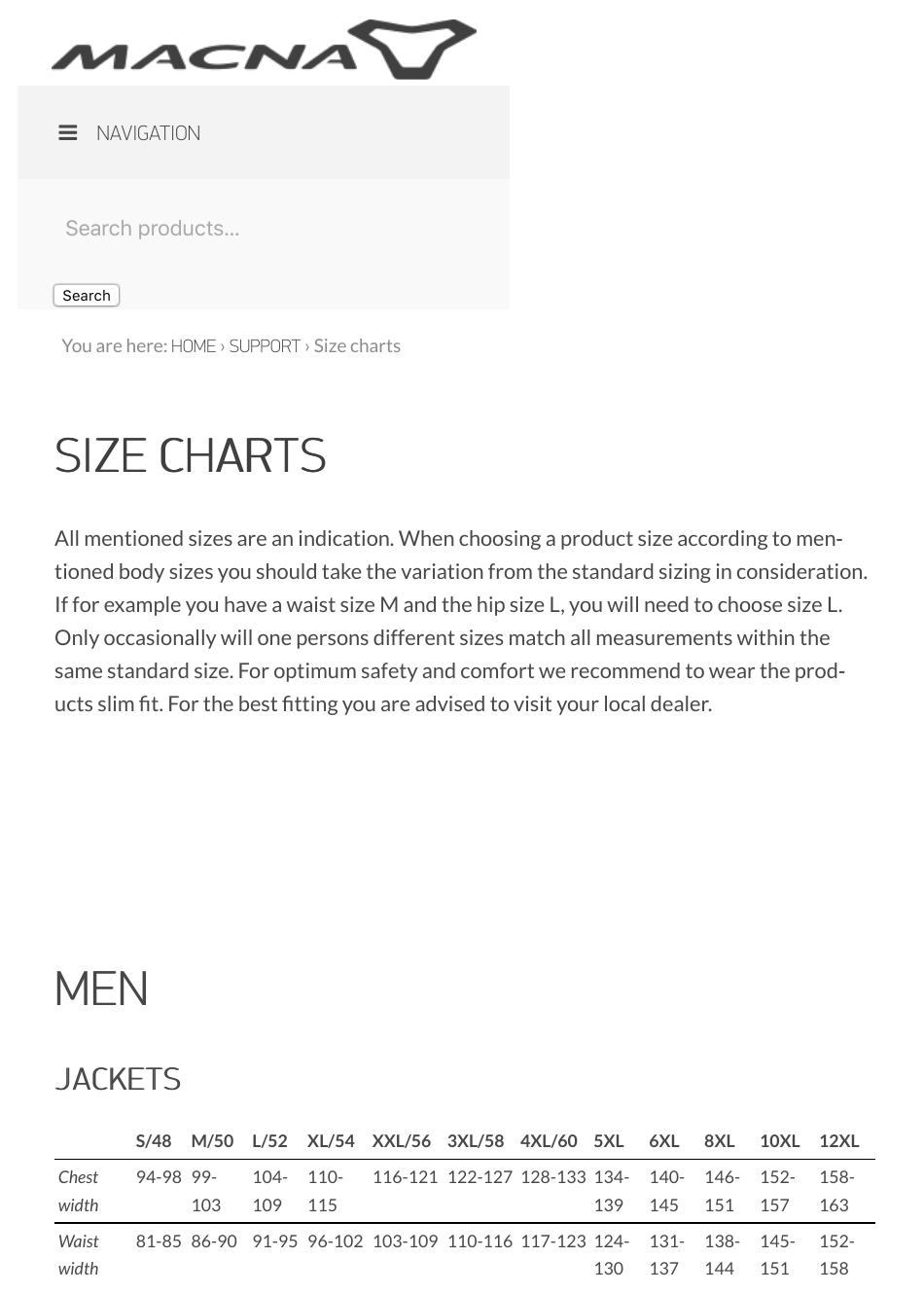 Riding Gear Size Charts Download Printable PDF Templateroller