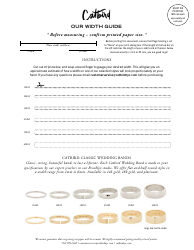 Ring Size Chart, Page 3