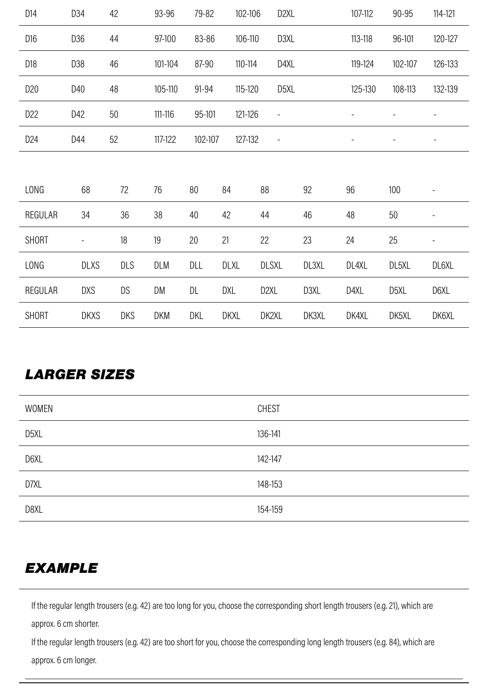 Motorcycle Gear Size Charts Download Printable PDF | Templateroller