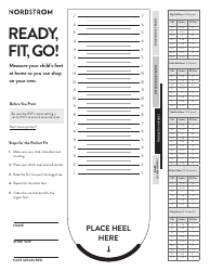 Document preview: Children's Shoe Size Chart - Nordstrom