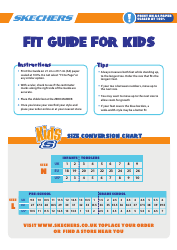 Children&#039;s Foot Size Conversion Chart - Skechers, Page 2