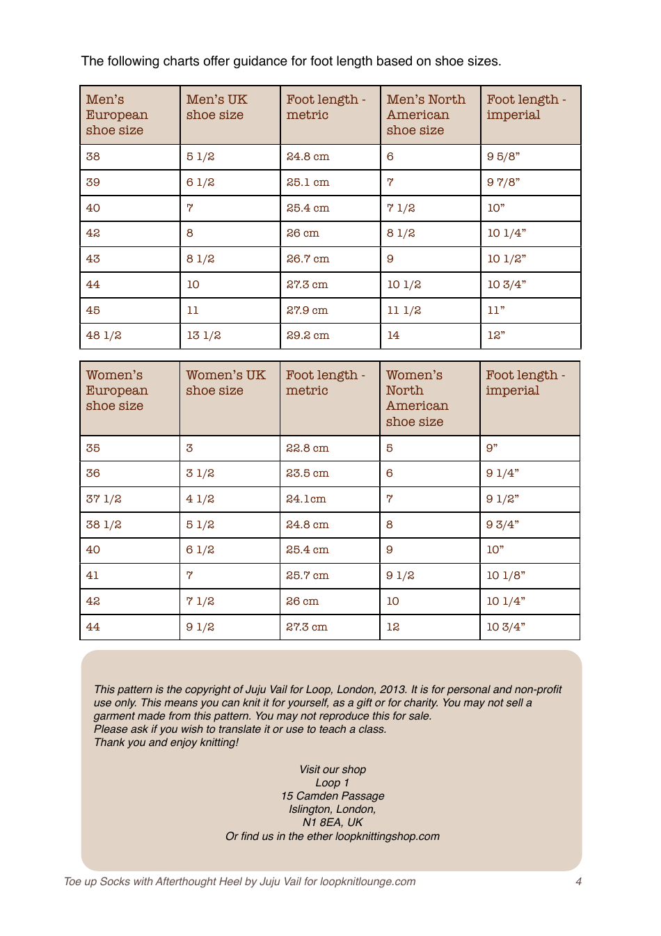 Toe-Up Socks With Afterthought Heel Knitting Pattern, Page 4