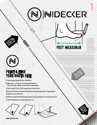 Document preview: Feet Measurer Template