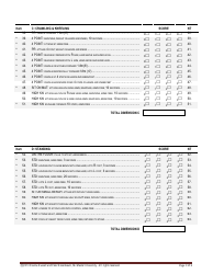 Gross Motor Function Measure (Gmfm) Score Sheet (Gmfm-88 and Gmfm-66 Scoring), Page 3