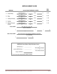 Gross Motor Function Measure (Gmfm) Score Sheet (Gmfm-88 and Gmfm-66 Scoring), Page 5