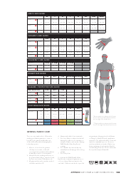 Document preview: Cycling Clothing Size Chart