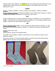 Diamond Array Socks Knitting Pattern - Nancy Wilson Designs, Page 5