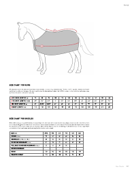 Riding Clothing Size Chart - Horze, Page 8