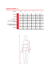 Tennis Footwear, Apparel and Accessories Size Conversion Charts - Lotto, Page 4