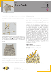 Sock Knitting Pattern and Size Charts, Page 2