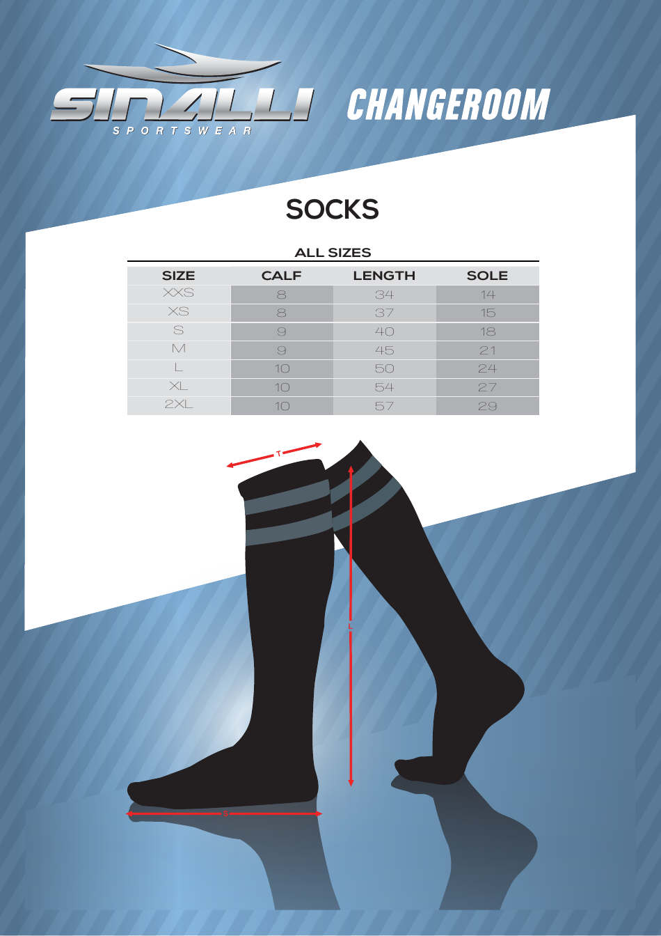 Rugby Uniform Size Chart - Sinalli, Page 8