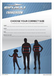 Document preview: Rugby Uniform Size Chart - Sinalli