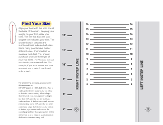 Document preview: Foot Sizing Tool