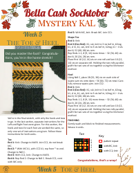Sweet Dumplin&#039; Socks Knitting Pattern, Page 8