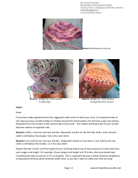Sweet Socks Knitting Pattern, Page 4