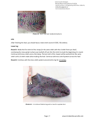 Sweet Socks Knitting Pattern, Page 7