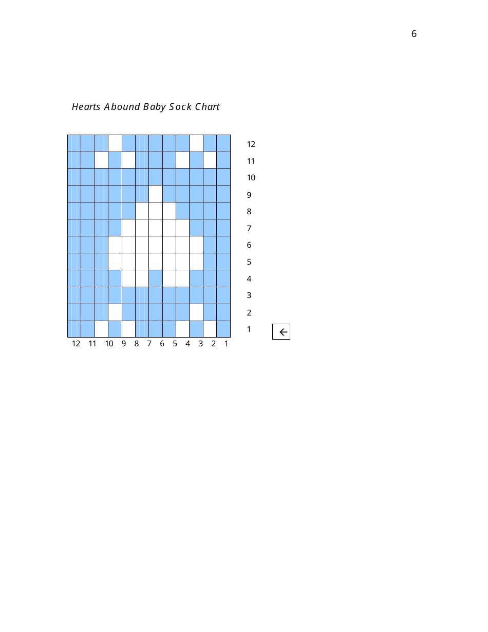 Hearts Abound Baby Socks Knitting Pattern - Maryanne Holm, Page 6
