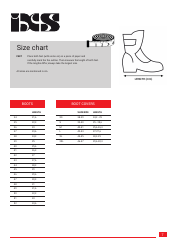 Size Chart - Bcs, Page 7