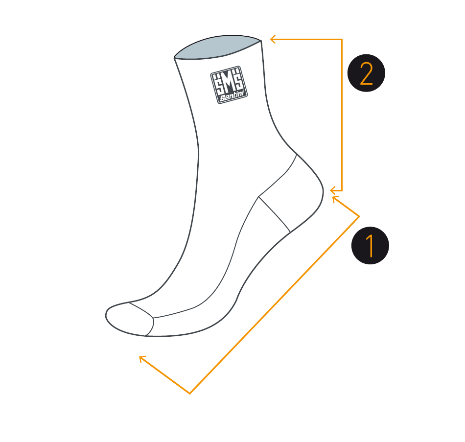 Cycling Wear Sizing Chart - Santini (English / Italian), Page 5