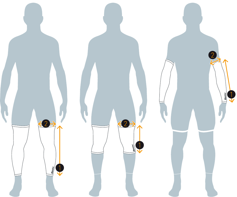 Cycling Wear Sizing Chart - Santini (English / Italian), Page 7