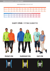 Ski Clothing Fitting Chart (English/Polish), Page 2