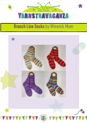 Branch Line Socks Knitting Pattern