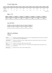 Men&#039;s Sizing Chart - Belstaff, Page 2