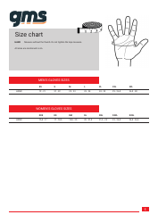 Size Chart - Gms, Page 5