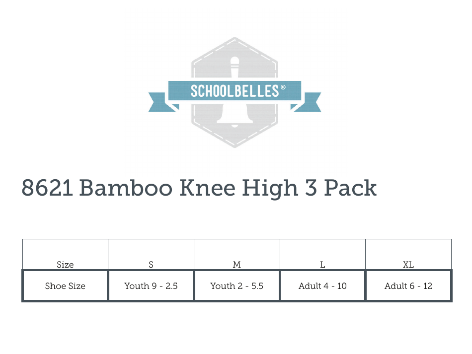 School Uniform Size Chart - Schoolbelles, Page 3