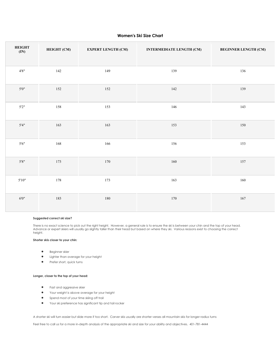 women-s-ski-size-chart-download-printable-pdf-templateroller