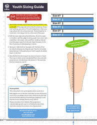 Document preview: Youth Foot Measuring Chart