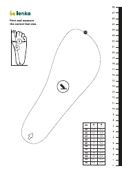 Foot Measurement Chart Templates, Page 10