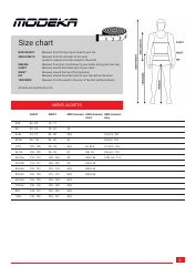 Clothing Size Charts - Modeka, Page 2