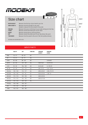 Clothing Size Charts - Modeka, Page 4