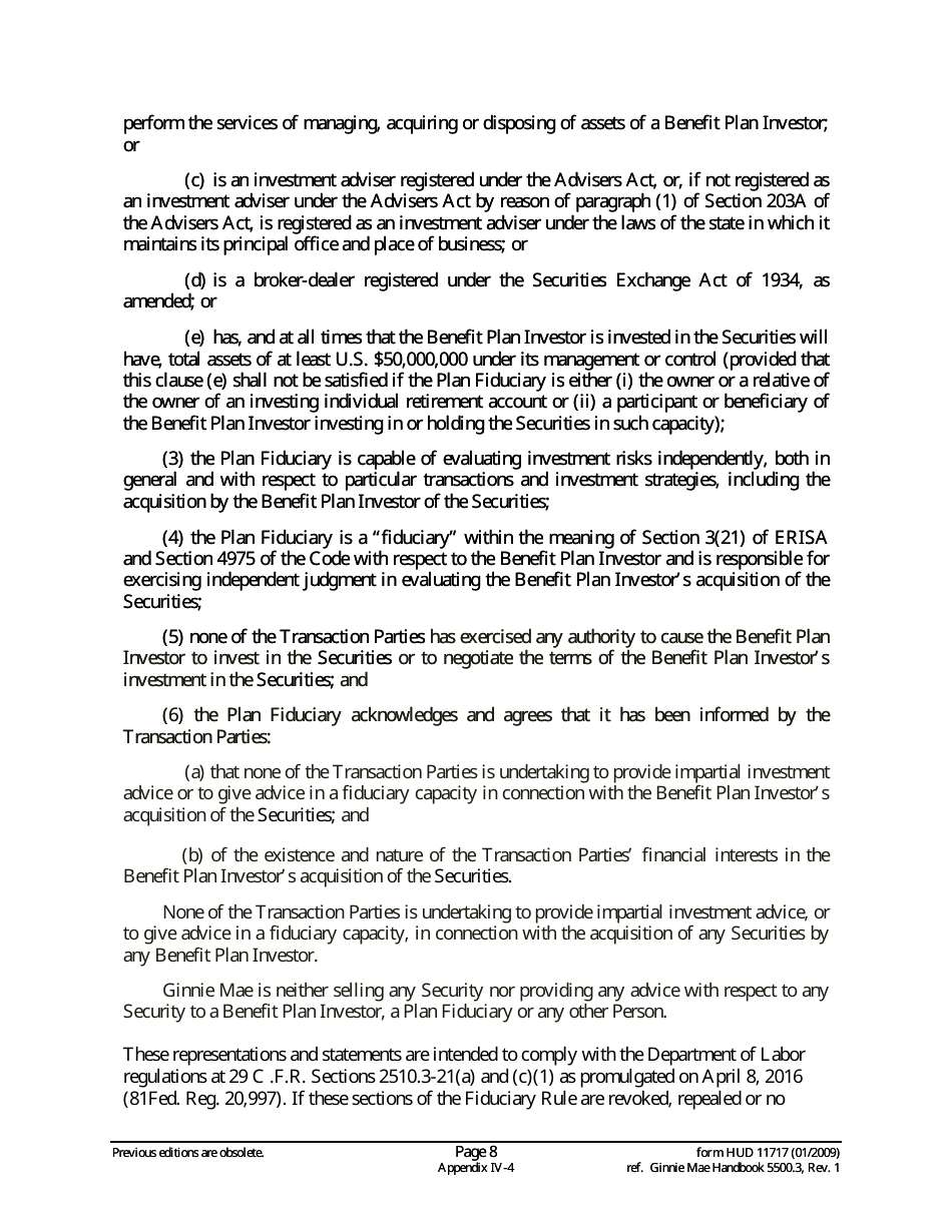 Form HUD11717 Appendix IV-4 Prospectus Ginnie Mae I Single-Family Mortgages, Page 8